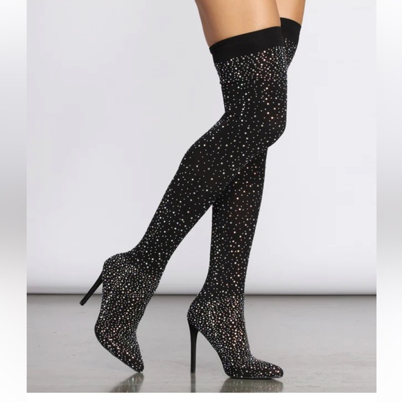 Shoes - Sexy Stockings Boots.  Size 7.